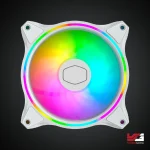 Cooler Master MF120 MasterFan Halo² (3in1) Case Fan (White) - Image 2