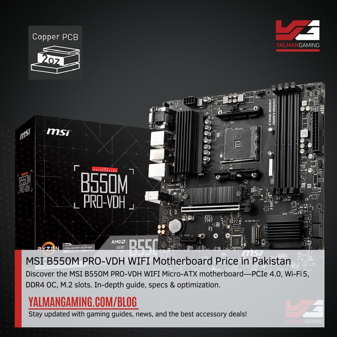 MSI B550M PRO-VDH WIFI Motherboard Price in Pakistan