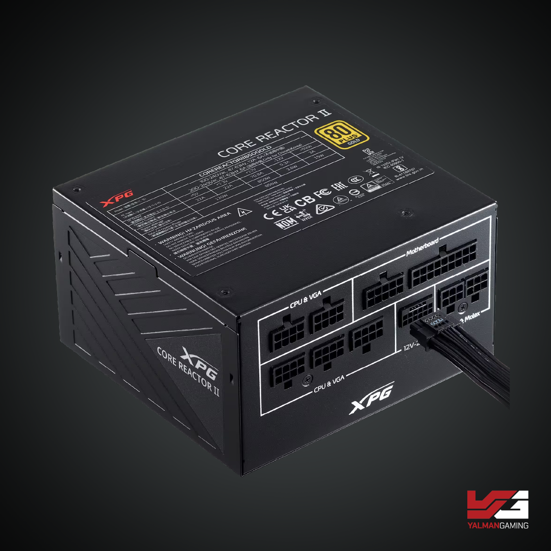XPG 1000W GOLD CORE REACTOR II Gaming Power Supply MODULAR