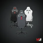 Asus ROG Chariot X Core SL301C Black/Gray Premium PU Leather 4D Armrests Racing Style Gaming Chair - Image 2