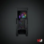 MSI MAG Forge 130A Airflow Black Mesh Front Auto RGB Mid Tower Case