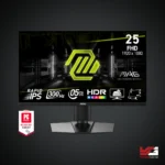 MSI MAG G255PXF 24.5 Inch 300Hz 0.5ms Rapid IPS FHD Gaming Monitor