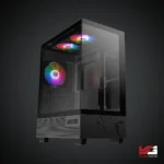 MSI PAG Pano M110A Black Panoramic Glass Micro-ATX Gaming Case