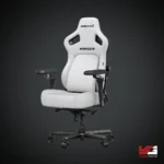 AndaSeat Kaiser 4 L Series Leather Gaming Chair CLOWDY WHITE