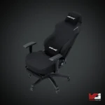 AndaSeat Luna Pro Footrest Reclining BLACK FABRIC