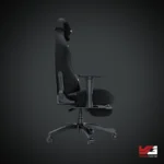 AndaSeat Luna Pro Footrest Reclining BLACK FABRIC