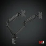 AndaSeat Stealth II Duo A6D-2S Dual Monitor Arm BLACK