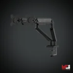 AndaSeat Stealth II Duo A6D-2S Dual Monitor Arm BLACK