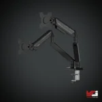AndaSeat Stealth II Duo A6D-2S Dual Monitor Arm BLACK