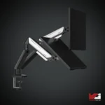 AndaSeat Stealth II Duo A6D-2S Dual Monitor Arm BLACK & WHITE