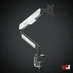 AndaSeat Stealth Pro II A9 Single Monitor Arm - Black/Silver/Titanium - Image 24