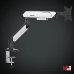 AndaSeat Stealth Pro II A9 Single Monitor Arm SILVER WHITE