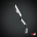 AndaSeat Stealth Pro II A9 Single Monitor Arm SILVER WHITE