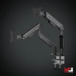 AndaSeat Stealth Pro II Duo A9-2S Ergonomic Dual Monitor Arm BLACK