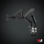 AndaSeat Stealth Pro II Duo A9-2S Ergonomic Dual Monitor Arm BLACK