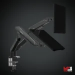 AndaSeat Stealth Pro II Duo A9-2S Ergonomic Dual Monitor Arm BLACK
