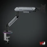 AndaSeat Stealth Pro II RGB Single Monitor Arm BLACK TITANIUM
