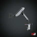 AndaSeat Stealth Pro II RGB Single Monitor Arm Gas Spring Mount  - Black / Black & Titanium - Image 3