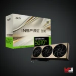MSI Inspire 3X NVIDIA GeForce RTX 5070 Ti 12GB Graphics Card