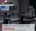 AndaSeat Gaming Chair and table