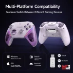 EasySMX D10 with Dock Gaming Controller - Purple/Black - Image 7