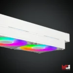 ID-Cooling FX240 INF ARGB AIO 240mm Liquid CPU Cooler - White - Image 4