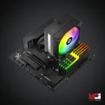 ID-Cooling SE-214-XT V2 ARGB CPU Air Cooler – Black - Image 5