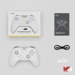 EasySMX X05 Wireless Gaming Controller - Black/White - Image 4