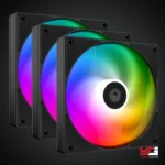 ID-COOLING AS-120-ARGB-K black 120mm ARGB case fan