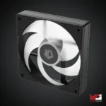 ID-Cooling AS-120-ARGB-K Trio 3-Pack 120mm Case Fan - Black - Image 4