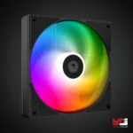 ID-COOLING AS-120-ARGB-K black 120mm ARGB case fan
