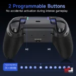 EasySMX X05Pro Multiplatform Wireless Gaming Controller - Black/White - Image 8