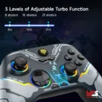 EasySMX X15 Wireless RGB Gaming Controller - Black/Wukong - Image 2