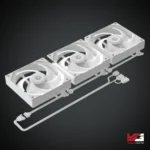 ID-Cooling FX360 LCD ARGB AIO 360mm Liquid CPU Cooler - White - Image 11