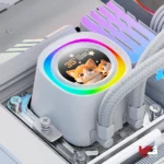 ID-Cooling FX360 LCD ARGB AIO 360mm Liquid CPU Cooler - White - Image 2