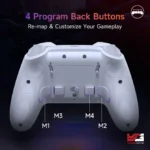 EasySMX X20 RGB Multiplatform Gaming Controller - Black/White - Image 8