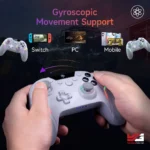 EasySMX X20 RGB Multiplatform Gaming Controller - Black/White - Image 9