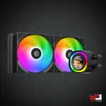 ID-COOLING FX240 LCD ARGB 240mm AIO Liquid CPU Cooler in Black