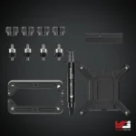 ID-COOLING FX240 LCD ARGB 240mm AIO Liquid CPU Cooler - Black - Image 3