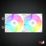 ID-COOLING FX240 LCD ARGB 240mm AIO Liquid CPU Cooler - White - Image 12