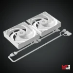 ID-COOLING FX240 LCD ARGB 240mm AIO Liquid CPU Cooler - White - Image 11