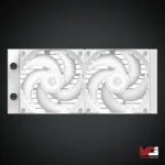 ID-COOLING FX240 LCD ARGB 240mm AIO Liquid CPU Cooler - White - Image 10