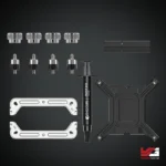 ID-COOLING FX240 LCD ARGB 240mm AIO Liquid CPU Cooler - White - Image 3